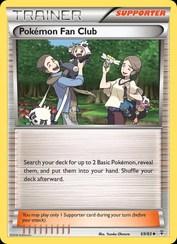 Pokémon Fan Club card in English