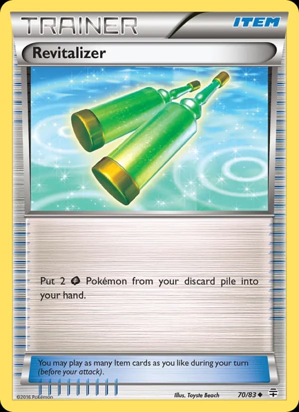 Revitalizer card in English