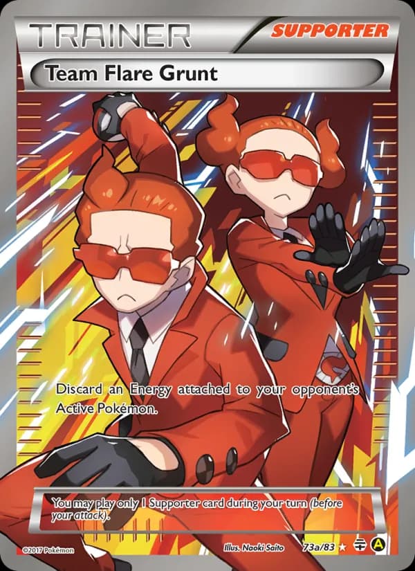 Team Flare Grunt card in English