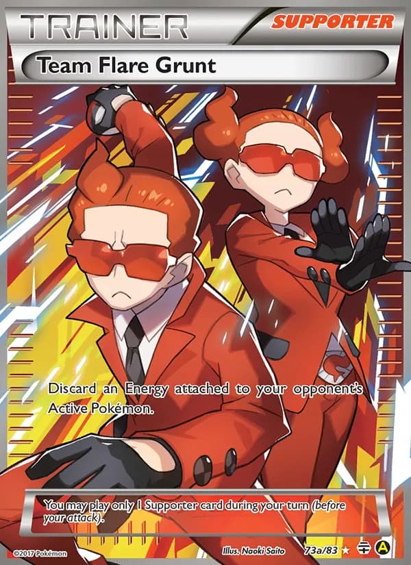 Team Flare Grunt card in English