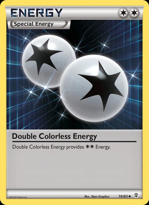 Double Colorless Energy card in English