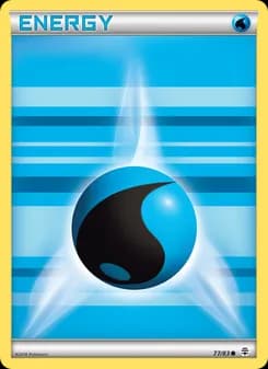 Water Energy card in English