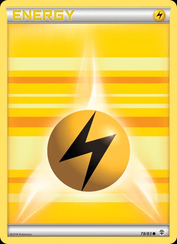 Lightning Energy card in English