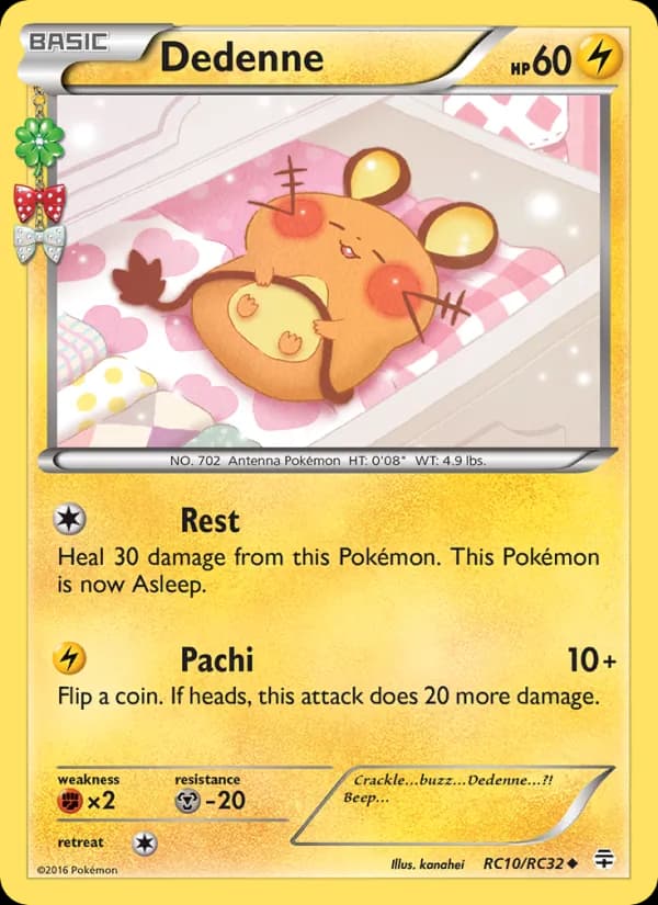 Dedenne card in English