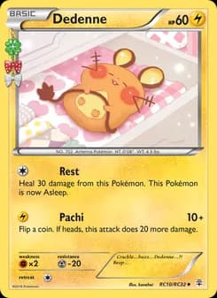 Dedenne card in English