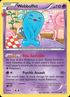 Wobbuffet card in English