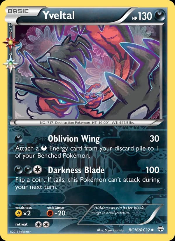 Yveltal card in English
