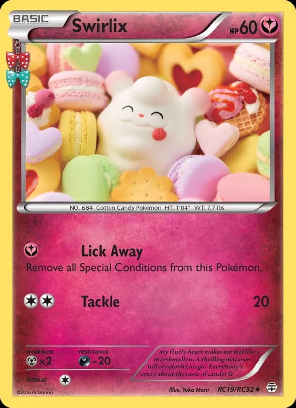 Swirlix card in English