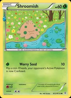 Shroomish card in English