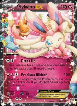 Sylveon EX card in English