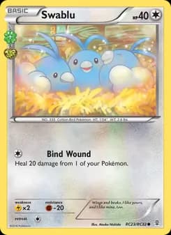 Swablu card in English