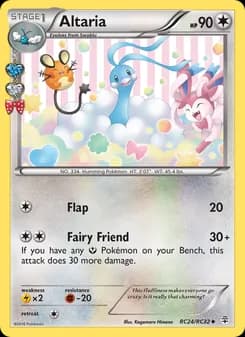 Altaria card in English