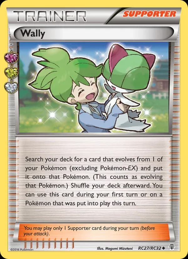 Wally card in English