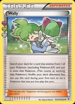 Wally card in English