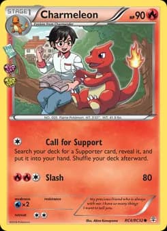 Charmeleon card in English