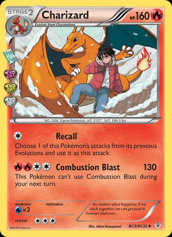 Charizard card in English