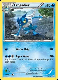 Frogadier card in English