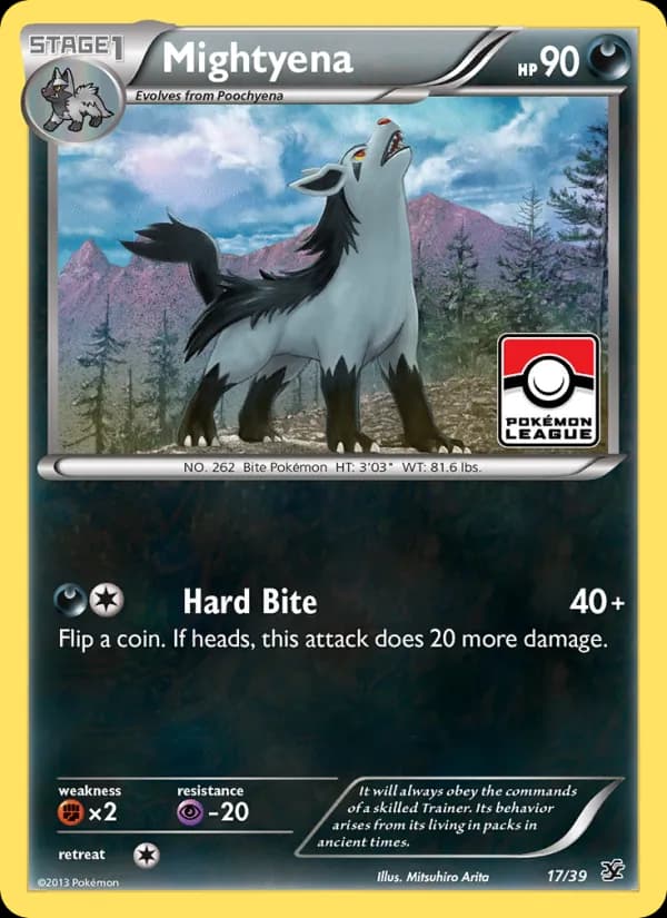 Mightyena card in English