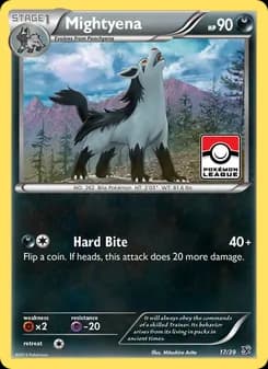 Mightyena card in English