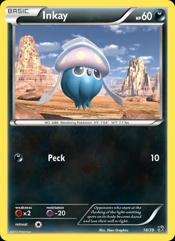 Inkay card in English