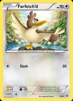 Farfetch'd card in English