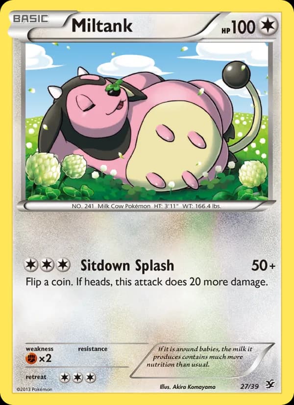 Miltank card in English