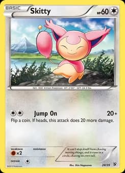 Skitty card in English