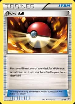 Poké Ball card in English