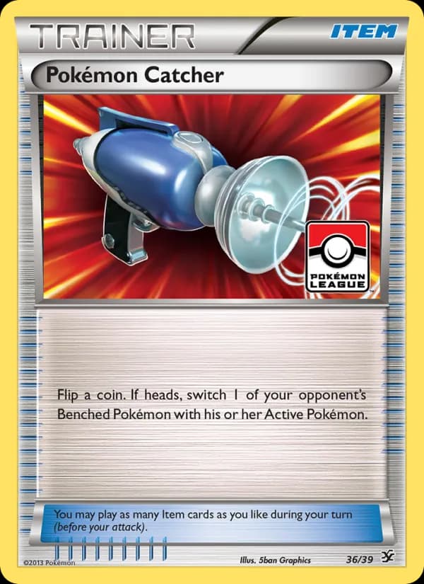 Pokémon Catcher card in English