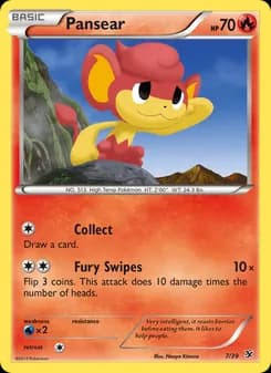 Pansear card in English