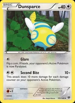 Dunsparce card in English