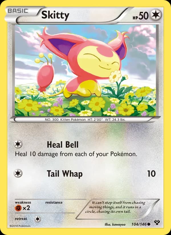 Skitty card in English