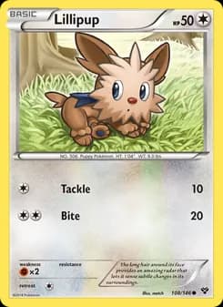 Lillipup card in English