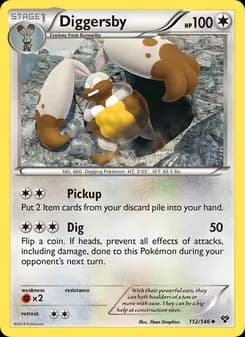Diggersby card in English