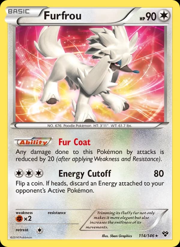 Furfrou card in English