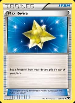 Max Revive card in English