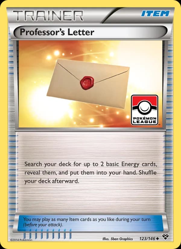 Professor's Letter card in English