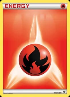 Fire Energy card in English