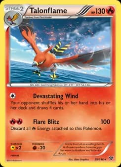 Talonflame card in English
