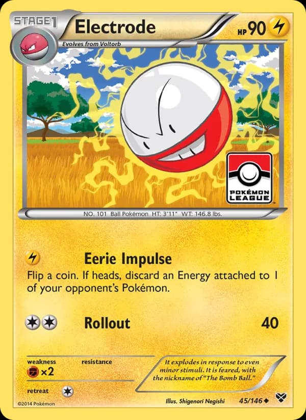 Electrode card in English