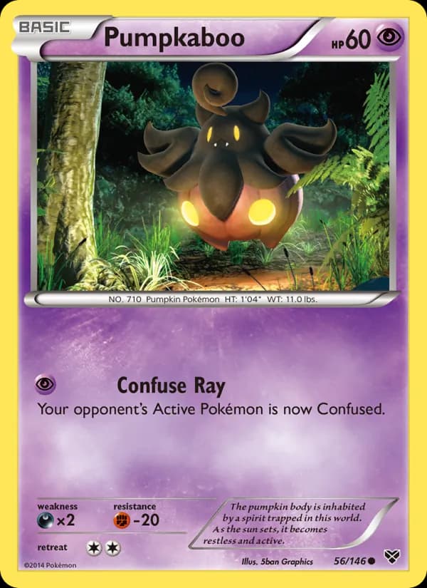 Pumpkaboo card in English