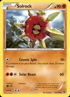 Solrock card in English