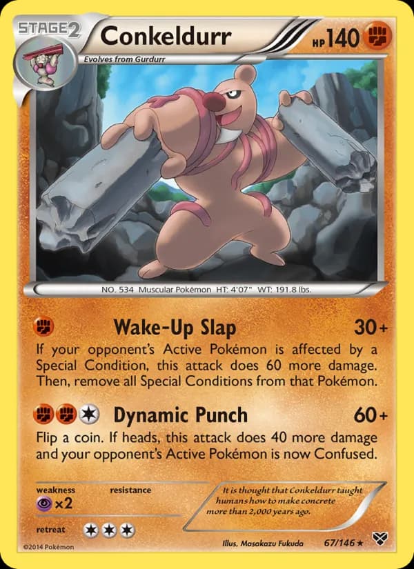 Conkeldurr card in English