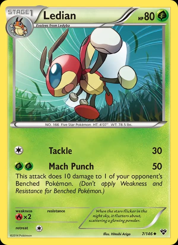 Ledian card in English