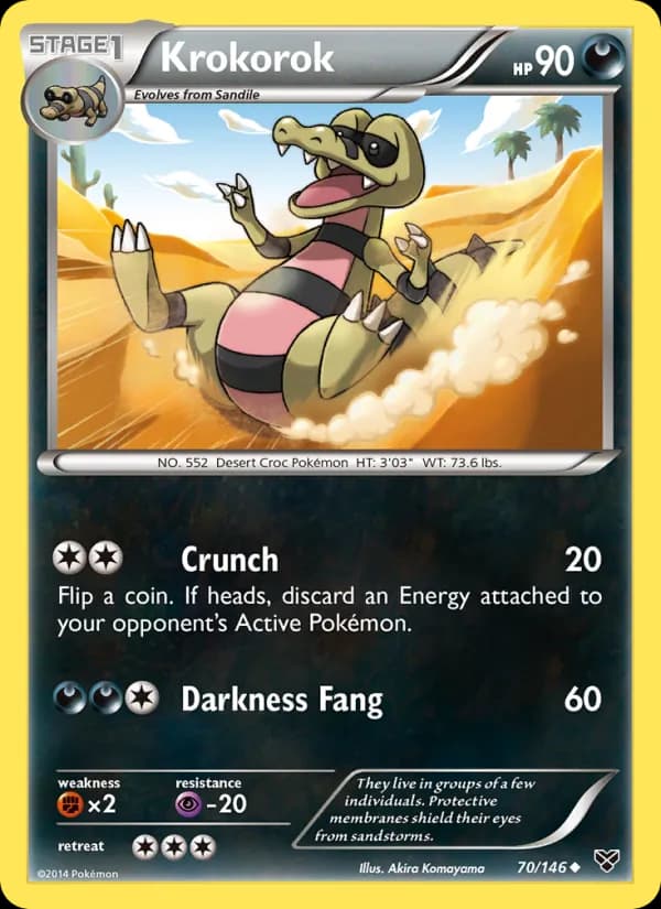 Krokorok card in English