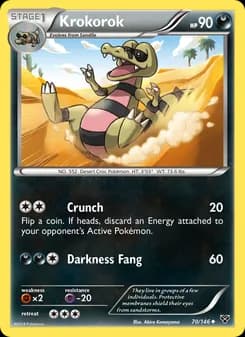 Krokorok card in English