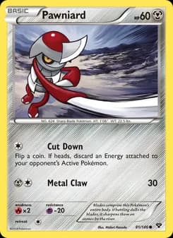 Pawniard card in English