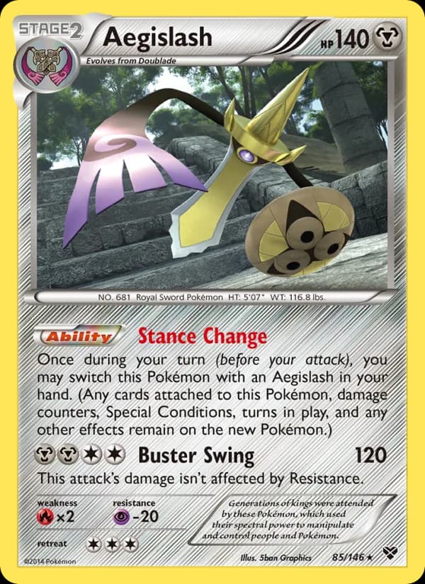 Aegislash card in English