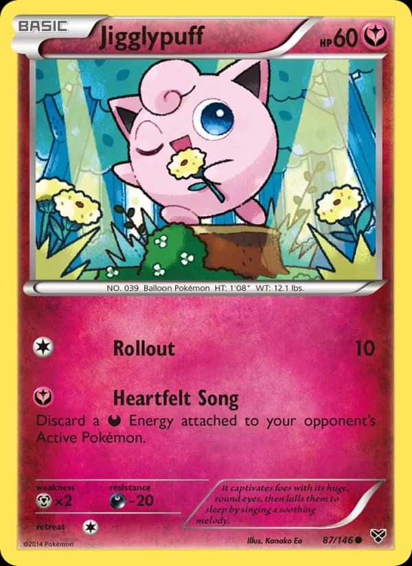 Jigglypuff card in English