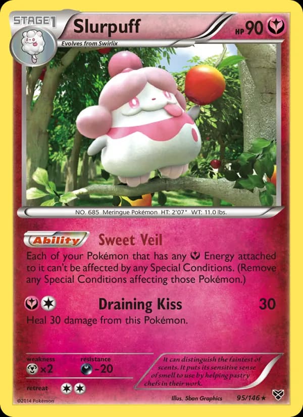 Slurpuff card in English